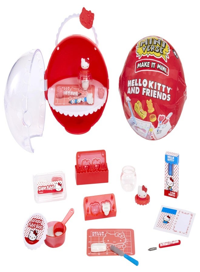 MGA's Miniverse Make It Mini Hello Kitty and Friends Series 3 Mini Collectibles, Sanrio, Retro Stationery Replicas, Crafts, DIY, 8+ - Image 1